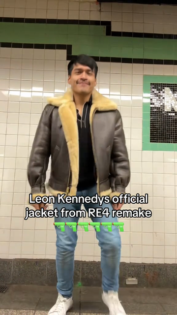 Brown fur jacket