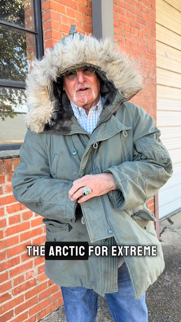 Olive Green Fur - Hooded Parka
