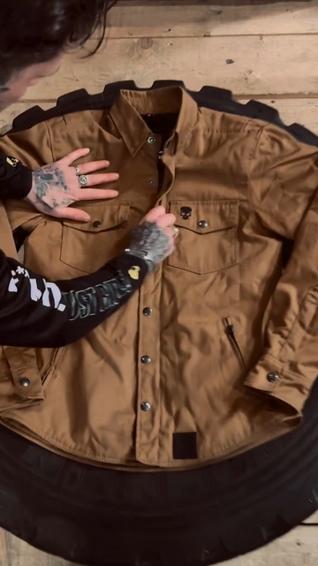Tan Utility - Style Shirt Jacket