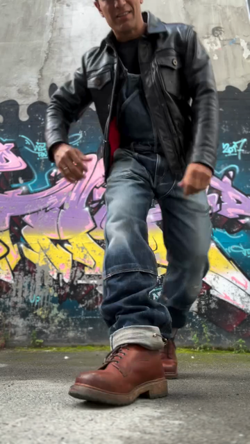 Black Leather Casual Jacket