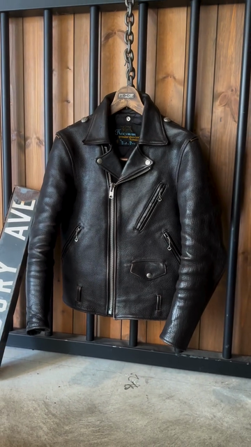 Black Leather Biker Jacket