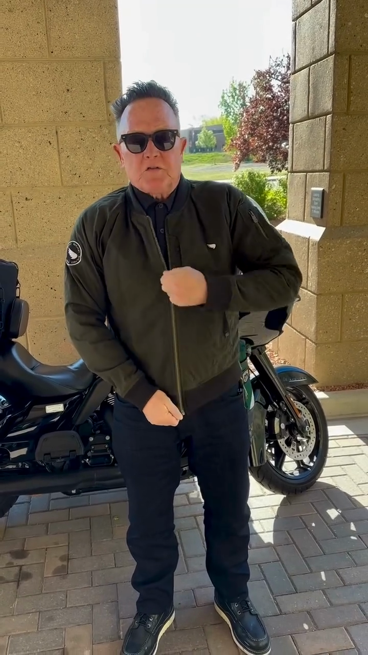 Olive Green Bomber Jacket