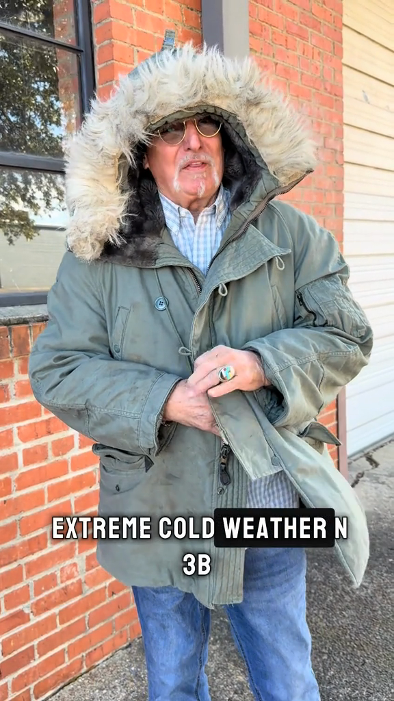 Olive Green Fur - Hooded Parka
