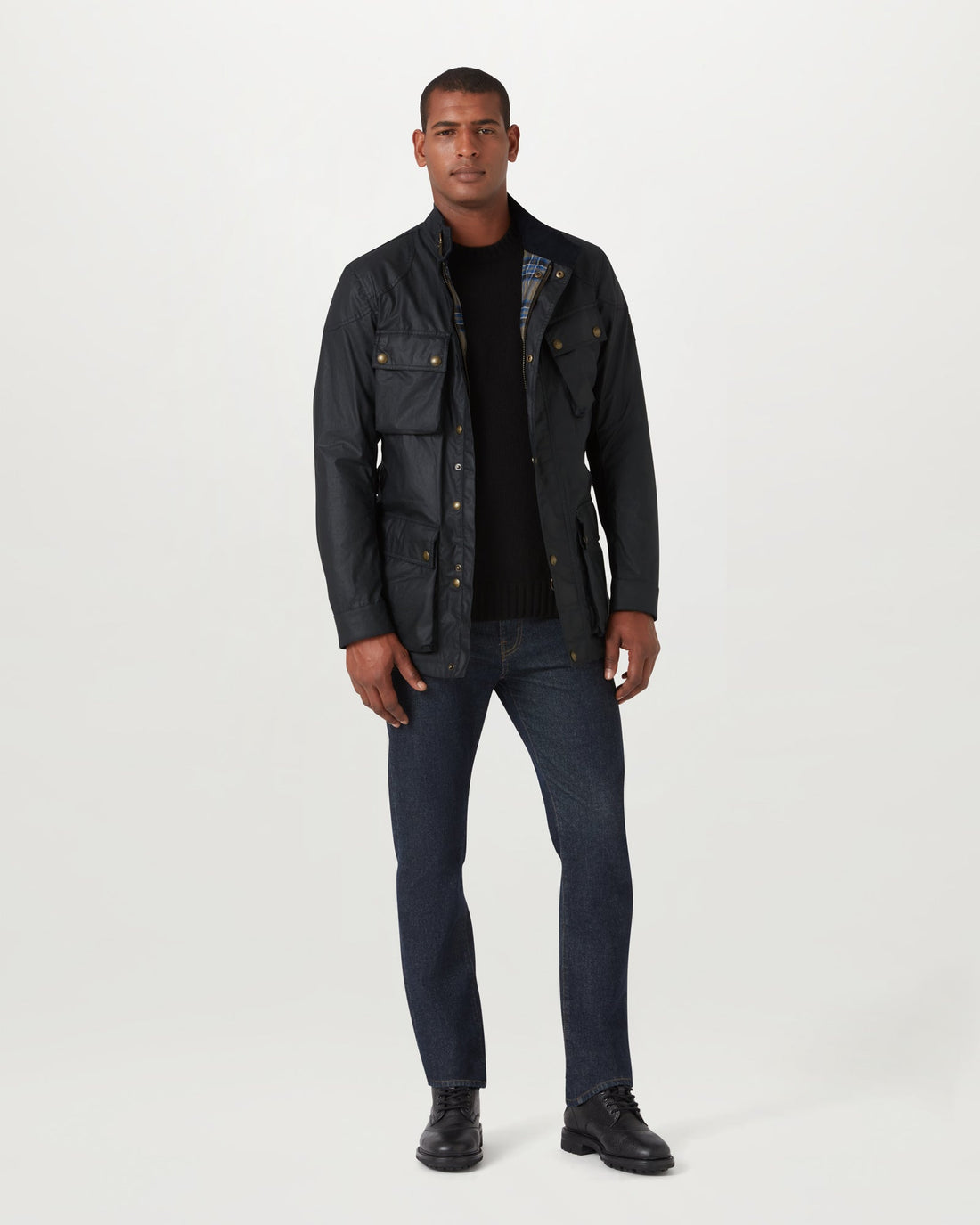 Classic Waxed Cotton Field Jacket: Timeless Outdoor Style