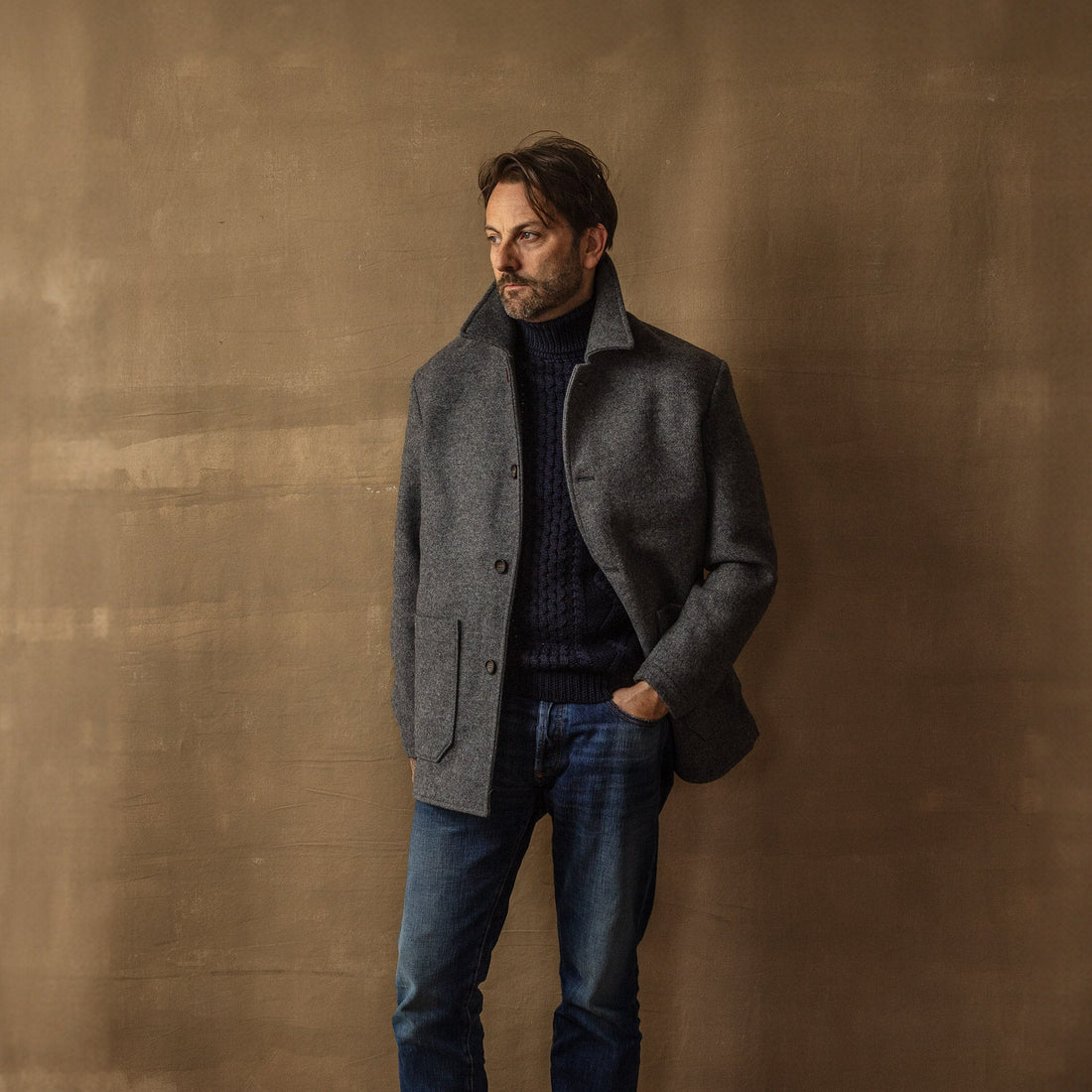 The Ottavio Jacket in Ash