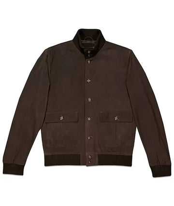 Laurent Lafitte Distressed Leather Jacket