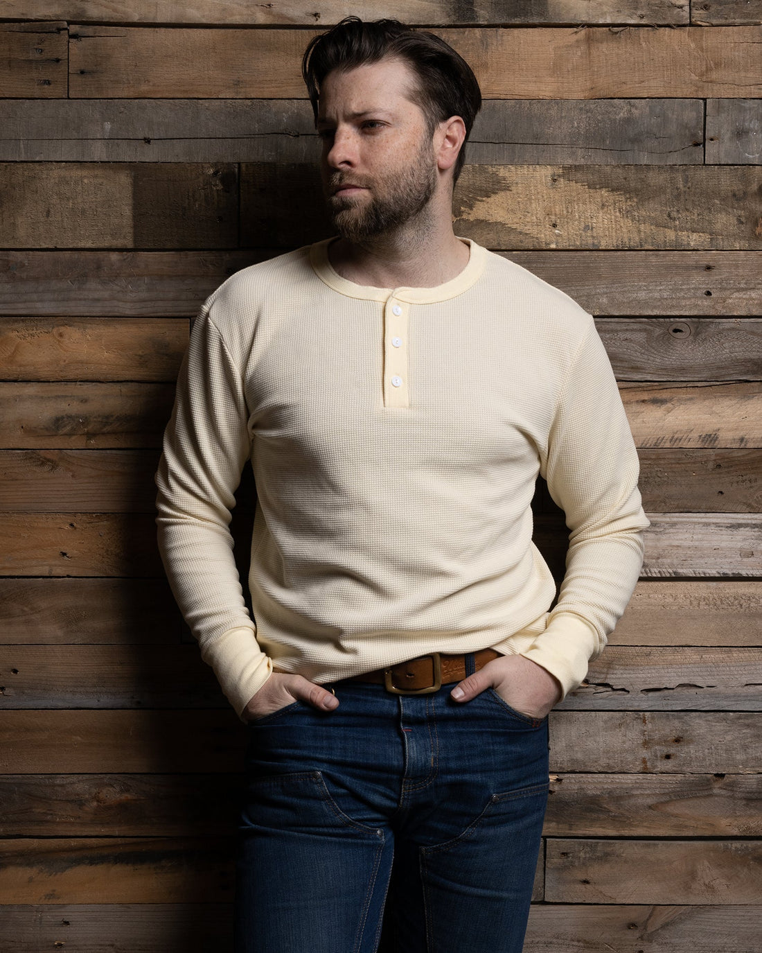 Henley: Cream