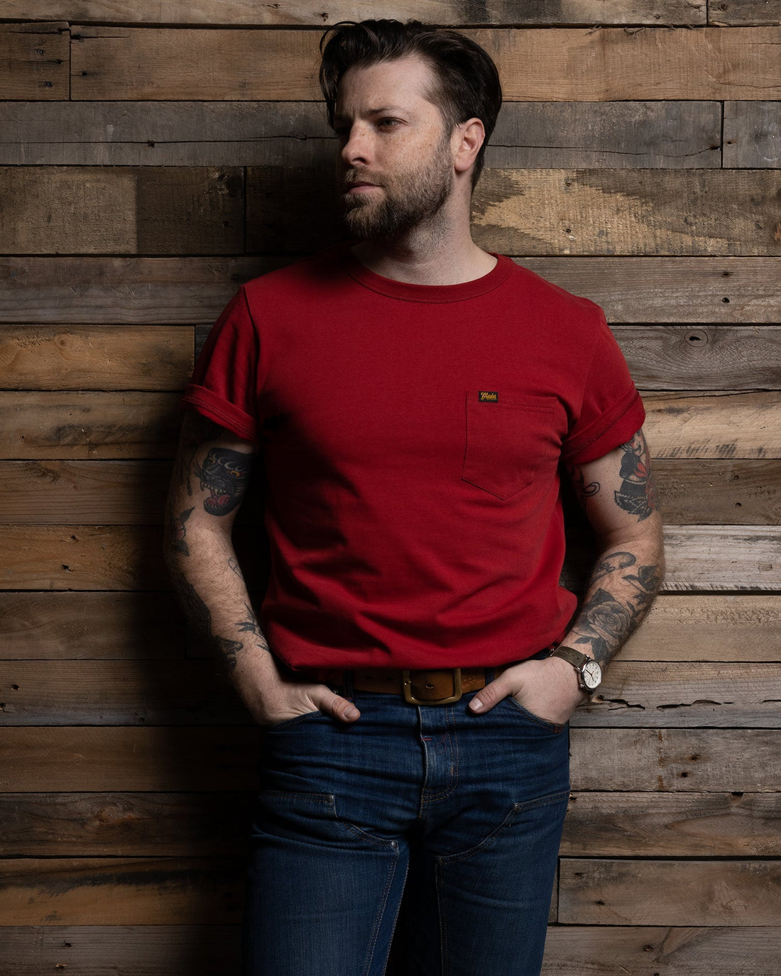 T-Shirt: Burgundy
