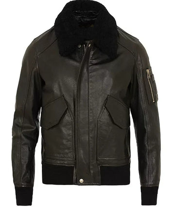 Men’s Burito Brown Aviator Jacket
