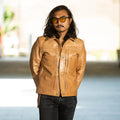 Y'2 Leather Kakishibu Persimmon Tanned Horsehide Type Jacket (KB-140-T) - Standard & Strange