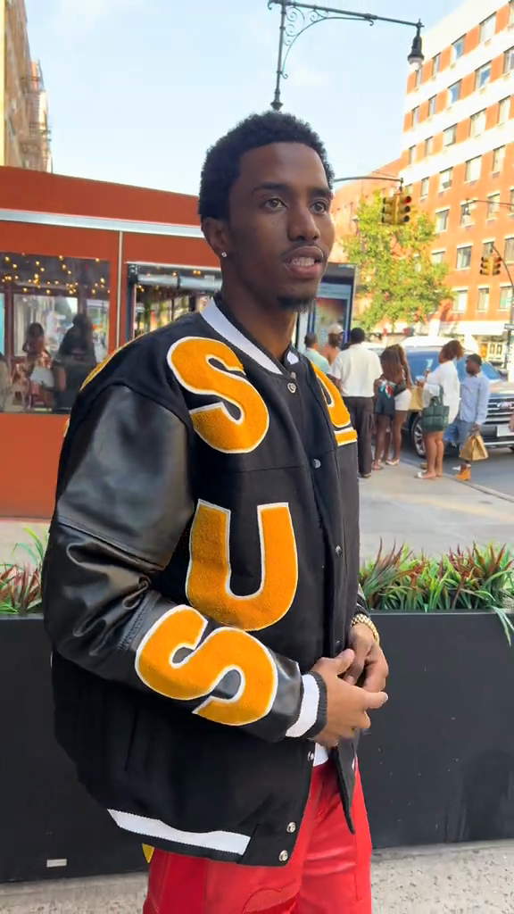 Black Varsity Jacket with "SOUL" Lettering