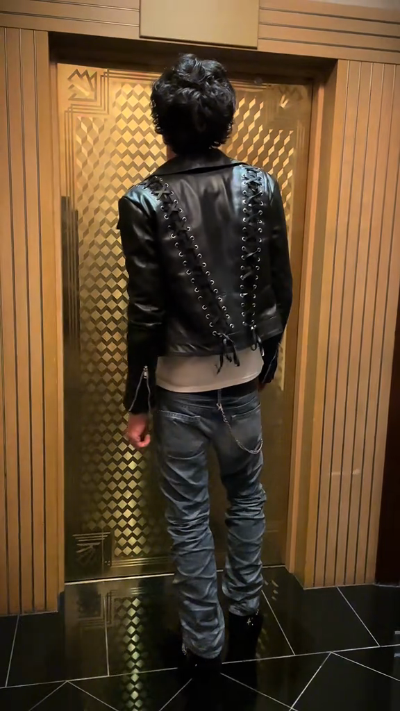 Black Cropped Leather Jacket