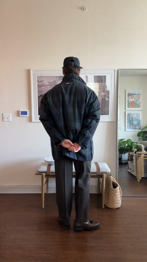 Two - Tone Lined Parka Coat